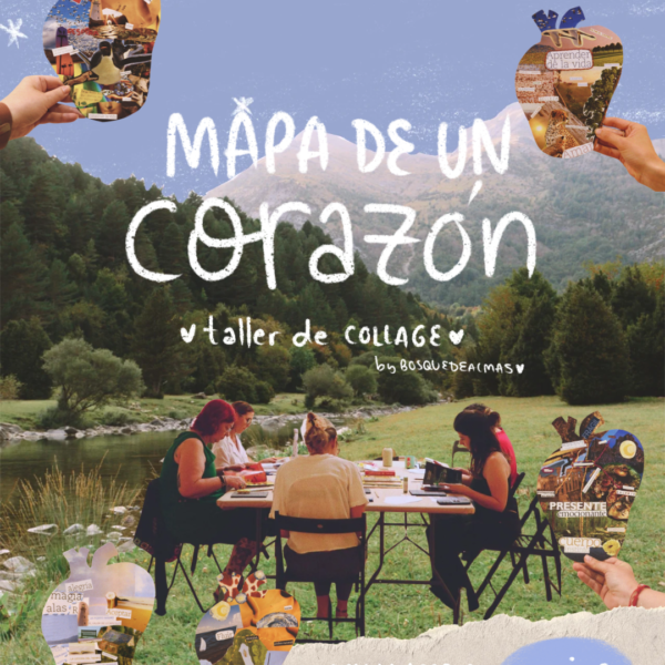 TALLER COLLAGE ONLINE: Mapa de un corazón 🫀